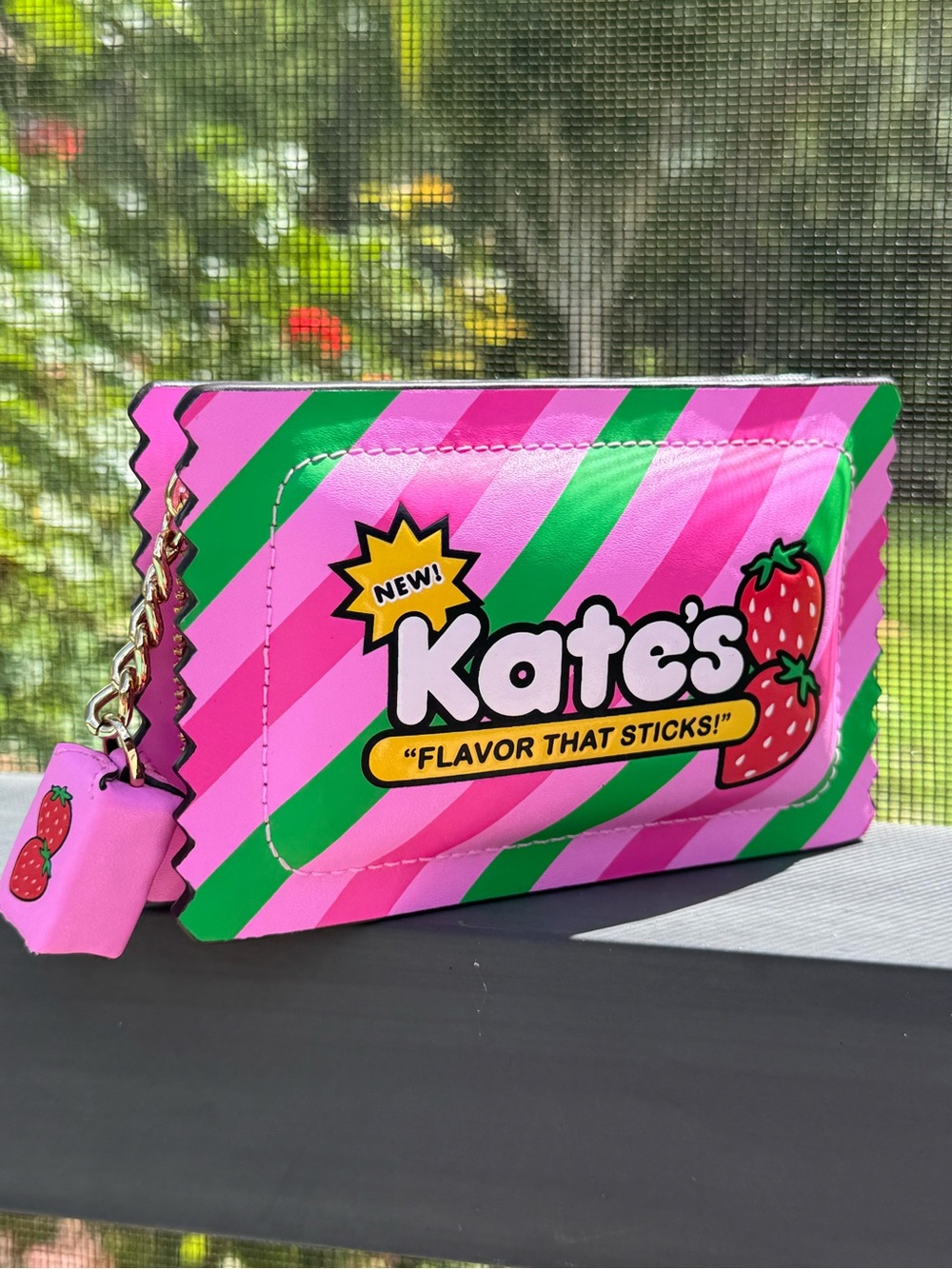 Kate Spade Bubble Gum 3D Small Card Holder